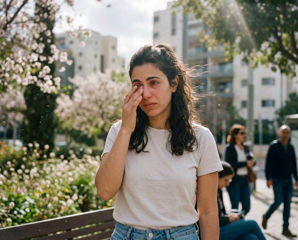 יובש בעיניים בעונת מעבר