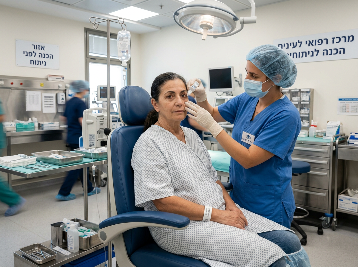 טיפול מקדים לפני ניתוח עיניים