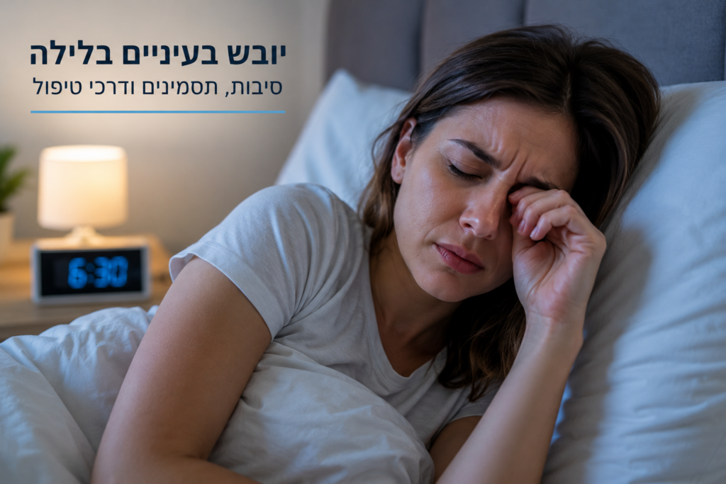 יובש בעיניים בלילה